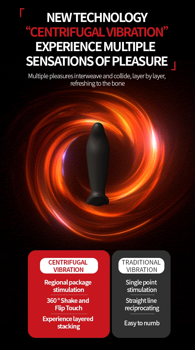 Sex Toys For Man，QS-087A Centrifugal Prostate Massager Describe (4)