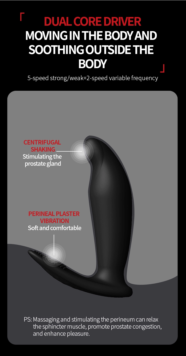Sex Toys For Man，QS-087A Centrifugal Prostate Massager Describe (8)