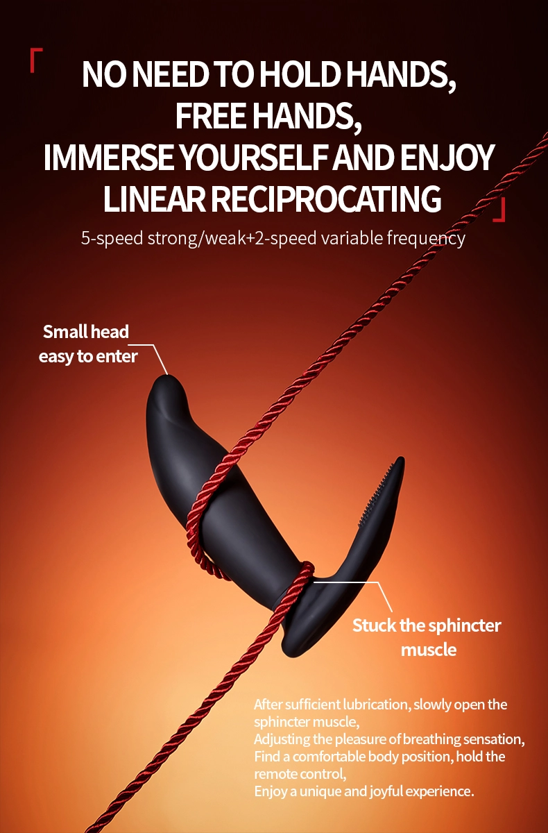 Sex Toys For Man，QS-087A Centrifugal Prostate Massager Describe (9)