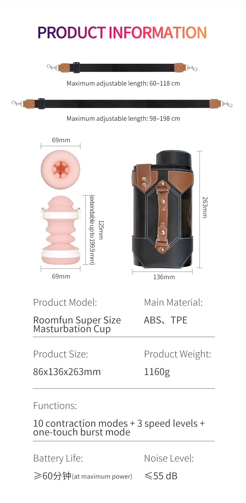 Sex Machine,Sexachine,Inch-stop masturbation cup (8)