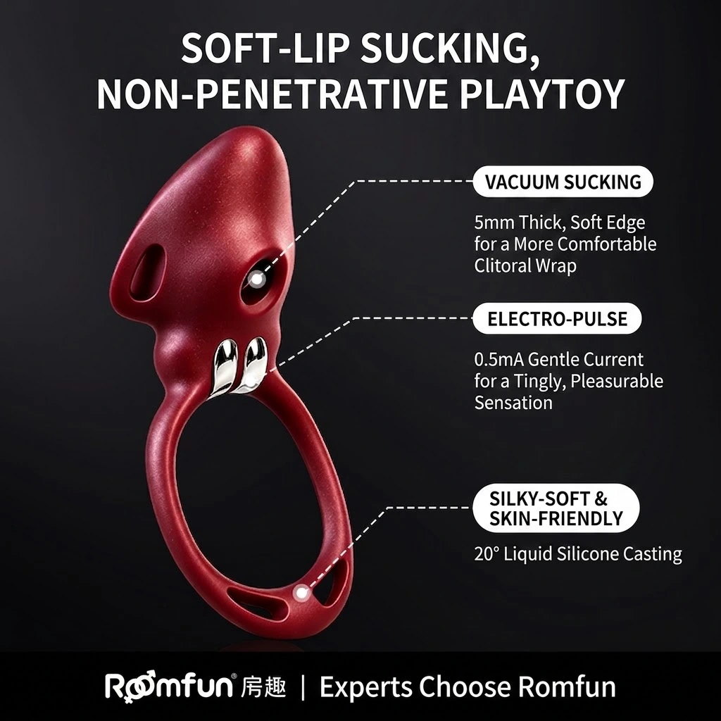 Wearable Electro-Sensation Sucking Vibrator Ring (QS-090A) - Image 2