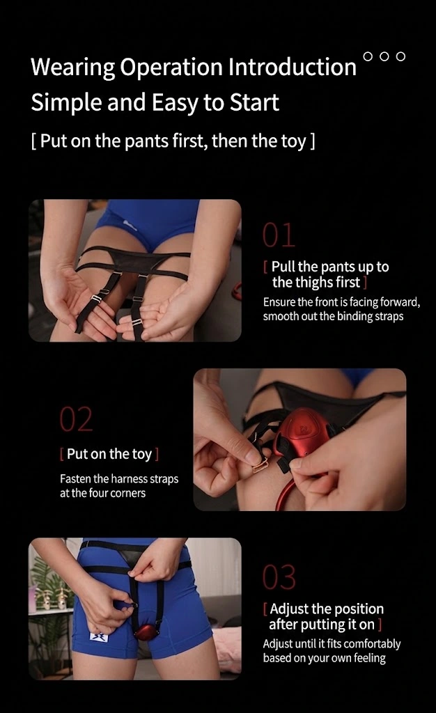 Wearable Electro-Sensation Sucking Vibrator Ring QS-090A Description (10)