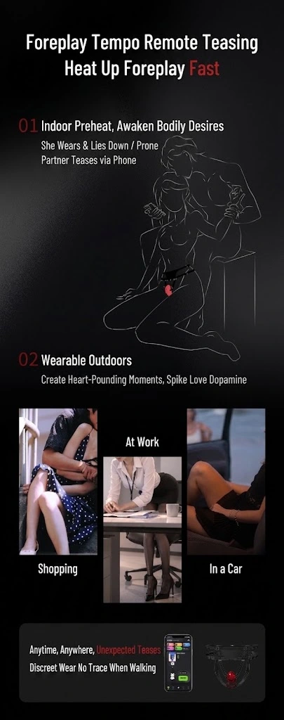 Wearable Electro-Sensation Sucking Vibrator Ring QS-090A Description (6)