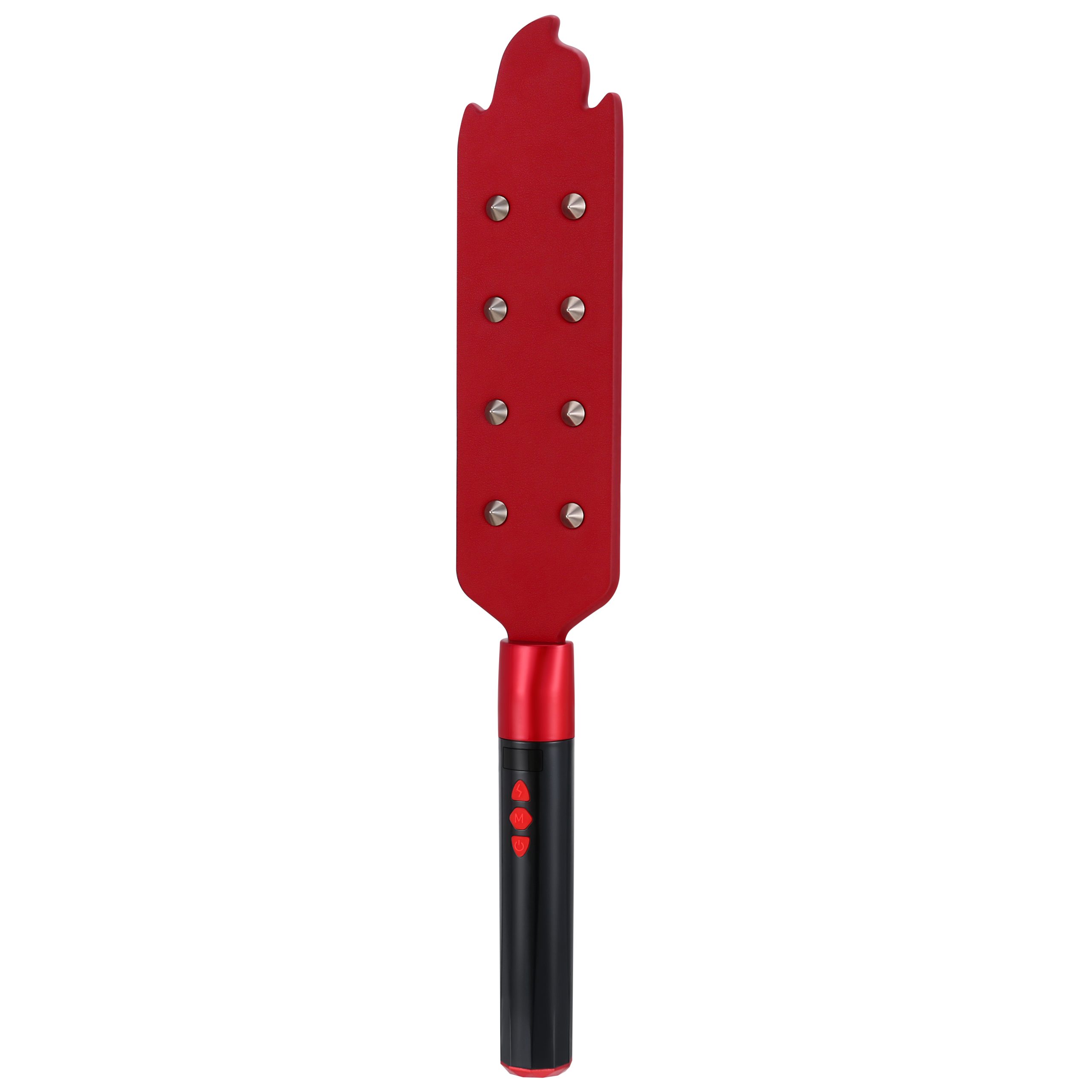 ZW-150 electric BDSM paddle with integrated handle controls and red paddle head