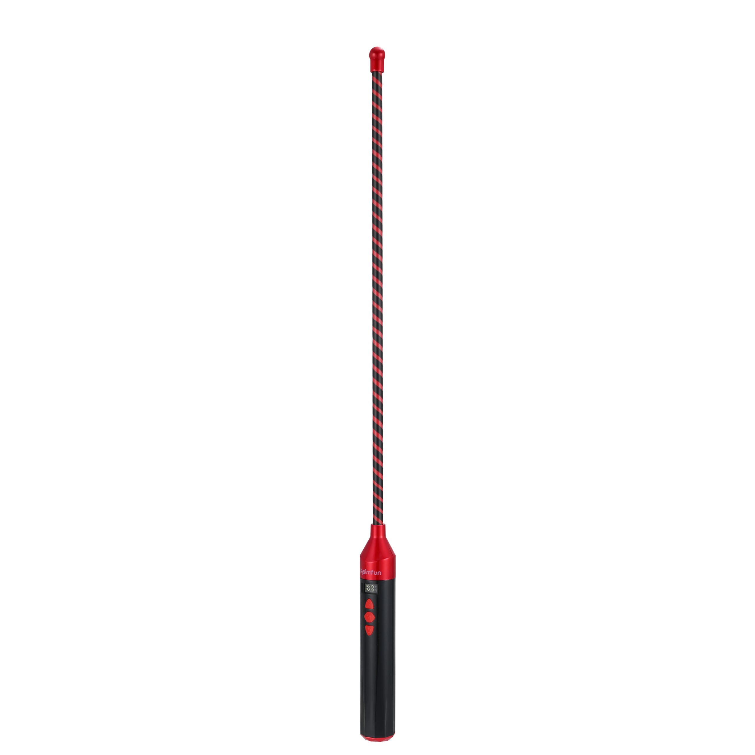 ZW-149 electric spanking stick with slim shaft and handheld control buttons