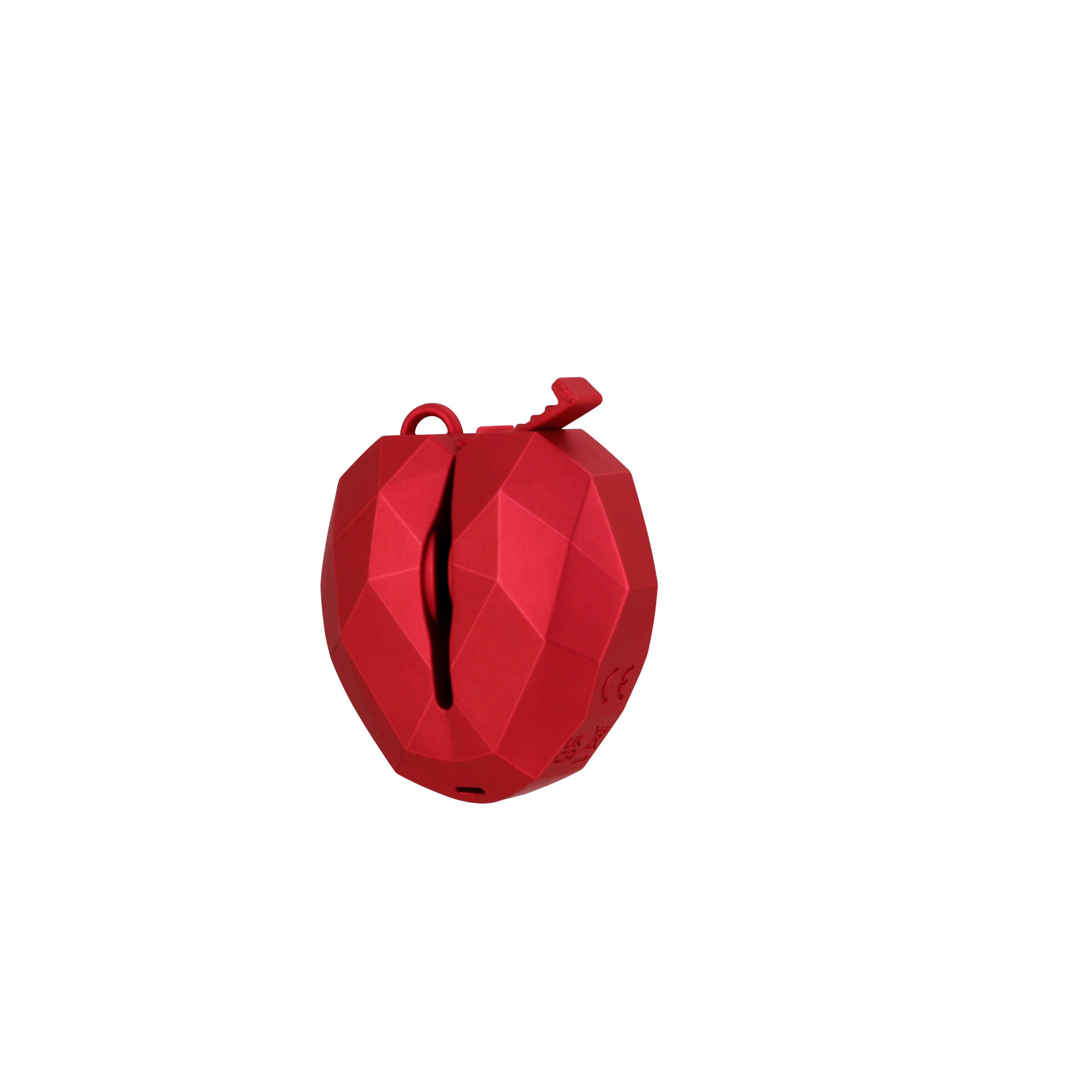 Men's Electric Nipple Clamps ZW-155A-A red heart-shaped product photo